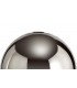Dome Ceiling Pendant E27 With 30cm Globe Glass, Polished Nickel, Matt Black, Smoked, Clear - 8