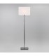 1 Light Floor Lamp Matt Nickel - Shade Not Included, E27 - 1