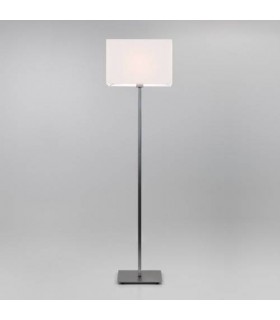 1 Light Floor Lamp Matt Nickel - Shade Not Included, E27 - 1