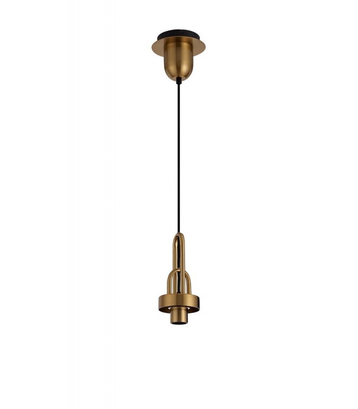 Dome Ceiling Pendant E27 With 30cm Globe Glass, Brass Gold, Matt Black, Clear - 7