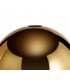 Dome Ceiling Pendant E27 With 30cm Globe Glass, Brass Gold, Matt Black, Clear - 8