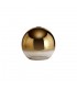 Dome Ceiling Pendant E27 With 30cm Globe Glass, Brass Gold, Matt Black, Clear - 10