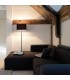 1 Light Floor Lamp Matt Nickel - Shade Not Included, E27 - 2
