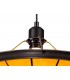 1 Light Ceiling Pendant E27 With 35cm Tiffany Shade, Beige, Clear Crystal Centre, Aged Antique Brass Trim, Black - 8