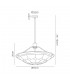 1 Light Ceiling Pendant E27 With 35cm Tiffany Shade, Green, Clear Crystal Centre, Aged Antique Brass Trim, Black - 2