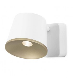 LED 1 Light Indoor Wall / Ceiling Light White, Gold - 1