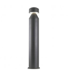 LED Outdoor Tall Bollard Light Urban Grey IP65 - 1