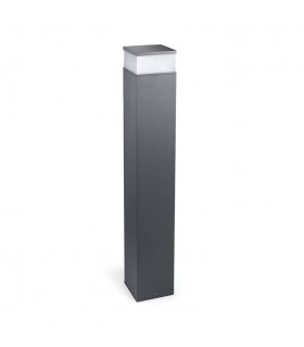 LED Outdoor Tall Bollard Light Urban Grey IP65 - 1