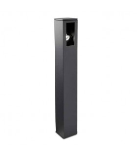 1 Light Outdoor Tall Bollard Light Urban Grey IP65, GU10 - 1