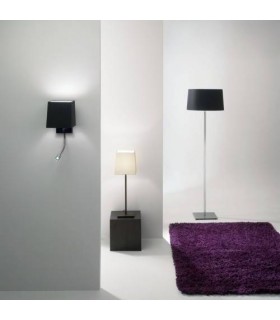 Black Tapered Square Shade - 2