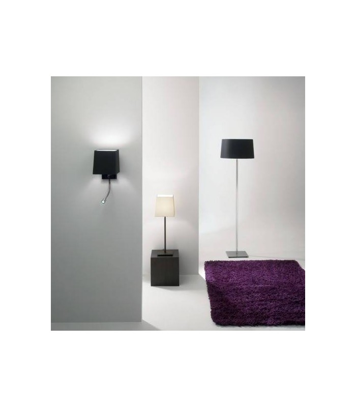 Black Tapered Square Shade - 2