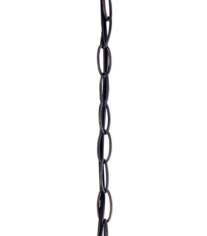 1 Light Downlighter Ceiling Pendant E27 With 50cm Tiffany Shade, Beige, Clear Crystal, Aged Antique Brass - 10
