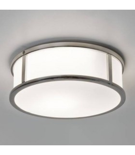 1 Light Bathroom Ceiling Light Polished Chrome IP44, E27 - 1