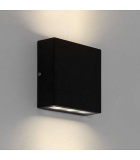 LED Outdoor Up Down Wall Light Black IP54 - 1