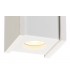 1 Light Ceiling GU10, White Paintable Gypsum With Matt White Cover - 6
