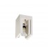 1 Light Ceiling GU10, White Paintable Gypsum With Matt White Cover - 9