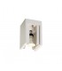 1 Light Ceiling GU10, White Paintable Gypsum With Matt White Cover - 13