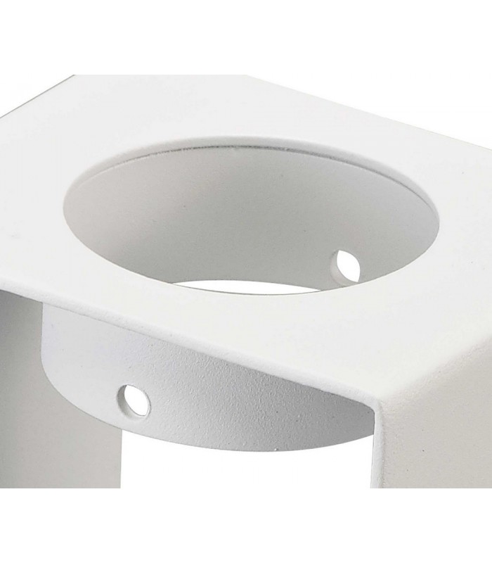 1 Light Ceiling GU10, White Paintable Gypsum With Matt White Cover - 16