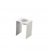 1 Light Ceiling GU10, White Paintable Gypsum With Matt White Cover - 17