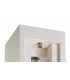 1 Light Ceiling GU10, White Paintable Gypsum With Matt Black Cover - 10