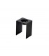 1 Light Ceiling GU10, White Paintable Gypsum With Matt Black Cover - 17