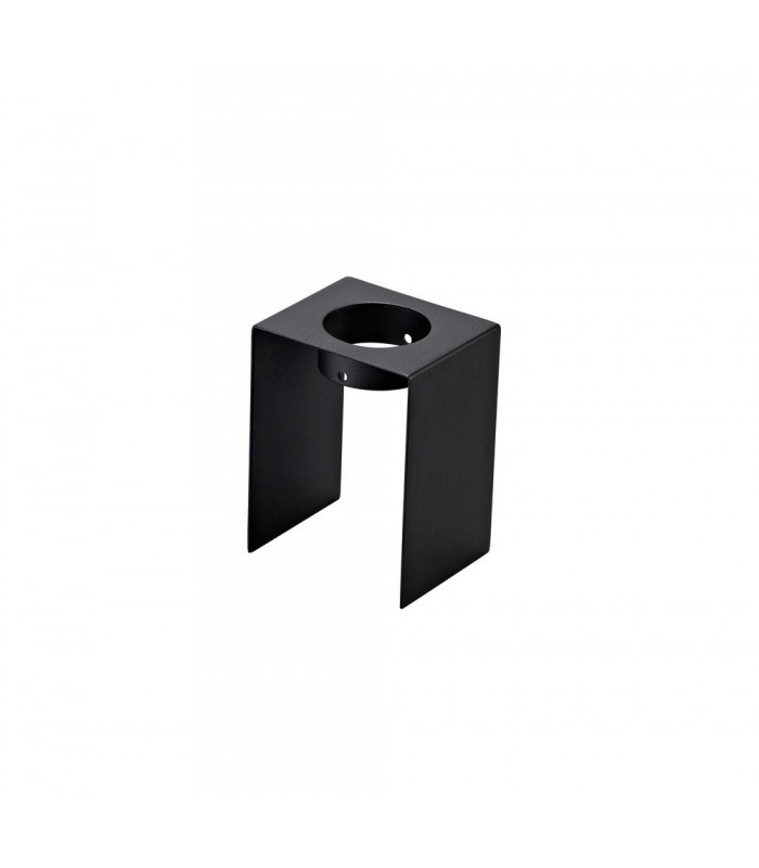 1 Light Ceiling GU10, White Paintable Gypsum With Matt Black Cover - 17