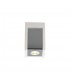 1 Light Ceiling GU10, White Paintable Gypsum With Polished Chrome Cover - 1