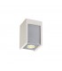 1 Light Ceiling GU10, White Paintable Gypsum With Polished Chrome Cover - 4