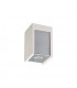 1 Light Ceiling GU10, White Paintable Gypsum With Polished Chrome Cover - 5