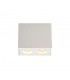 2 Light Ceiling GU10, White Paintable Gypsum With Matt White Cover - 1
