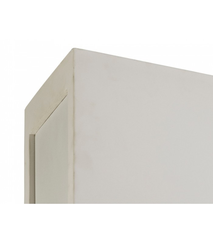 2 Light Ceiling GU10, White Paintable Gypsum With Matt White Cover - 7