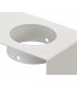2 Light Ceiling GU10, White Paintable Gypsum With Matt White Cover - 16