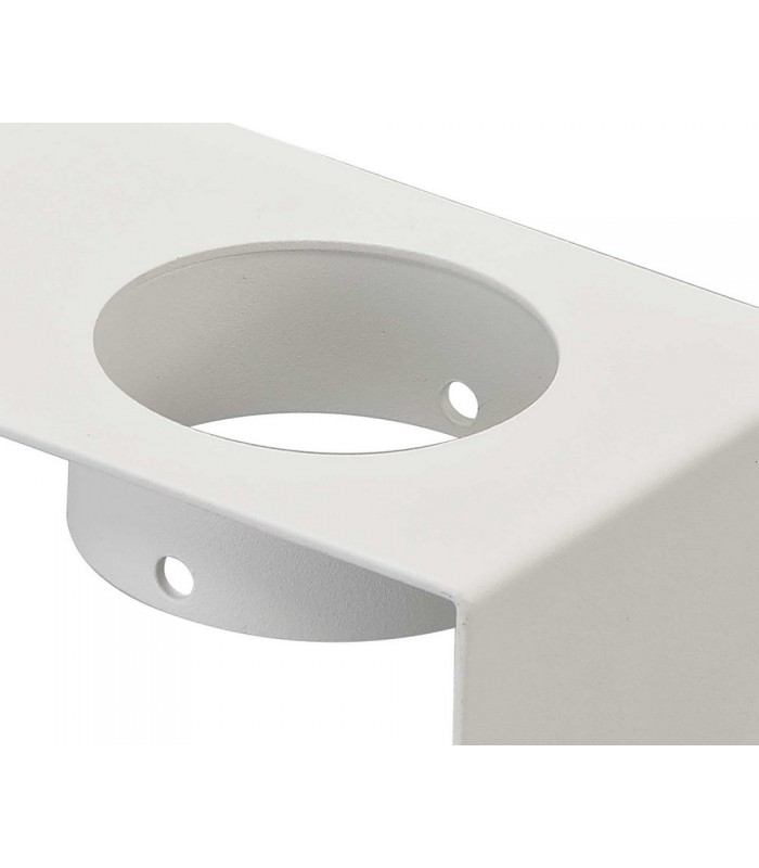 2 Light Ceiling GU10, White Paintable Gypsum With Matt White Cover - 16