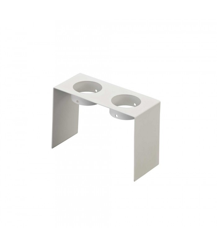 2 Light Ceiling GU10, White Paintable Gypsum With Matt White Cover - 17