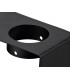 2 Light Ceiling GU10, White Paintable Gypsum With Matt Black Cover - 16