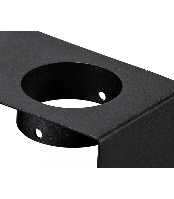 2 Light Ceiling GU10, White Paintable Gypsum With Matt Black Cover - 16