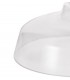 Telescopic Dome Ceiling Pendant E27 With 30cm Flat Round Glass Shade, Antique Brass, Clear - 5