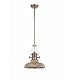 Telescopic Dome Ceiling Pendant E27 With 30cm Round Glass Shade, Polished Nickel, Smoked - 1