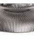 Telescopic Dome Ceiling Pendant E27 With 30cm Round Glass Shade, Polished Nickel, Smoked - 6