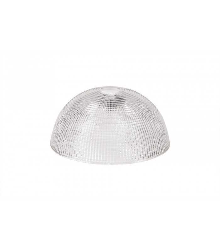 1 Light Telescopic Ceiling Pendant E27 With 30cm Prismatic Glass Shade, Polished Nickel, Clear - 11