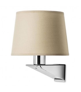 1 Light Indoor Wall Light Chrome, Satin Nickel, E27 - 1
