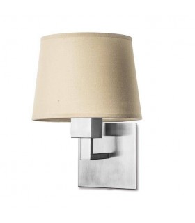 1 Light Indoor Wall Light Satin Nickel, E27 - 1