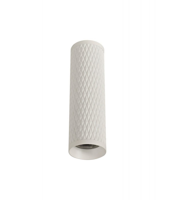 1 Light 20cm Surface Mounted Ceiling GU10, Sand White, Acrylic Ring - 4