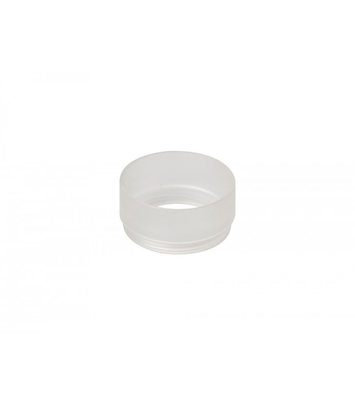 1 Light 20cm Surface Mounted Ceiling GU10, Sand White, Acrylic Ring - 9