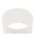 1 Light 30cm Surface Mounted Ceiling GU10, Sand White, Acrylic Ring - 10