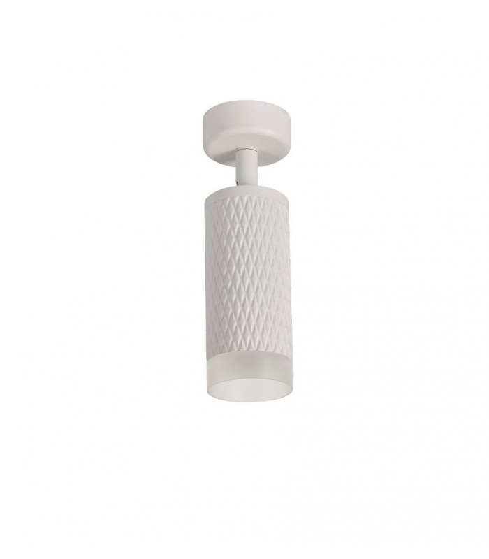 1 Light Surface Mounted Spotlight GU10, Sand White, Acrylic Ring - 5