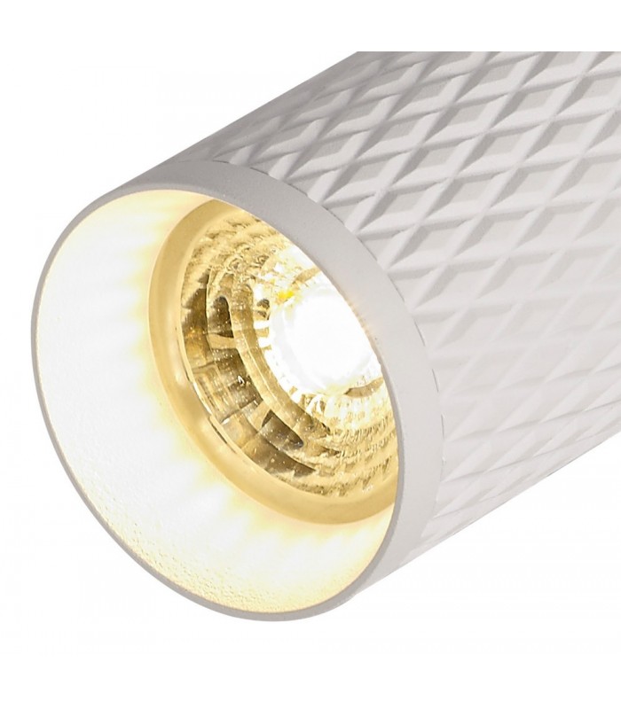 1 Light Surface Mounted Spotlight GU10, Sand White, Acrylic Ring - 11