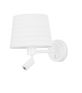 LED 2 Light Indoor Wall Light Reading Lamp White, E27 - 1