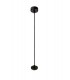1 Light 20cm Ceiling Pendant Light GU10, Sand Black, Acrylic Ring - 12