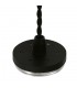 1 Light 30cm Ceiling Pendant Light GU10, Sand Black, Acrylic Ring - 11